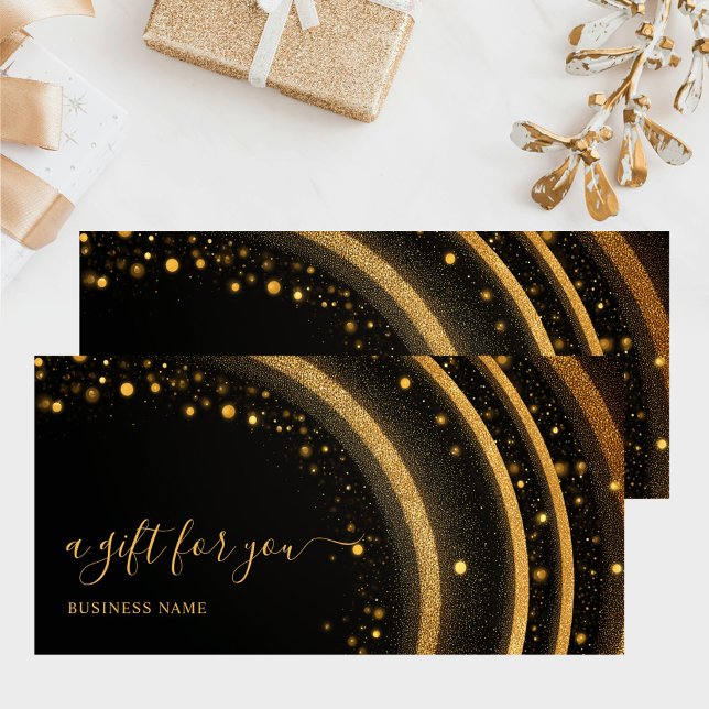 Carte Certificat cadeau de Noël d'affaires Bon moderne (Créateur téléchargé)