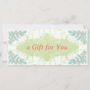 Carte Certificat cadeau de Noël lunatique