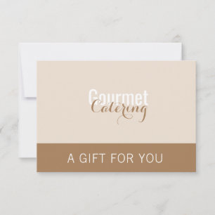 Carte Certificat cadeau de restauration gastronomique