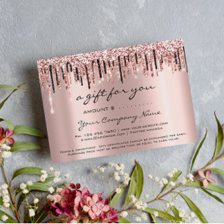 Carte Certificat cadeau d'entreprise Beauté Lecteurs Ros