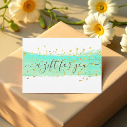 Carte Certificat cadeau d'entreprise de Parties scintill