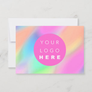 Carte Certificat cadeau d'entreprise Logo social moderne