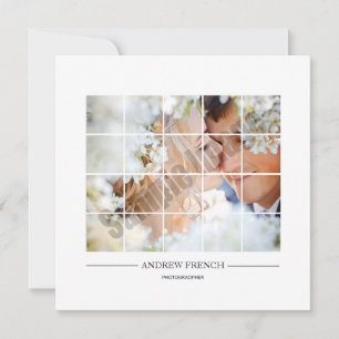 Carte Certificat cadeau du photographe