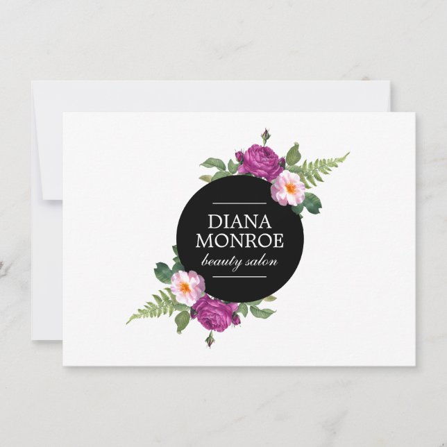 Carte Certificat cadeau du salon de couronnes florales m (Devant)