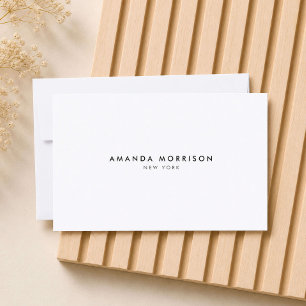 Carte Certificat Cadeau Minimaliste Luxe Blanc