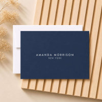 Certificat Cadeau Minimaliste Luxe Bleu Marine Fon