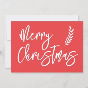 Carte Certificat cadeau Noël Script moderne
