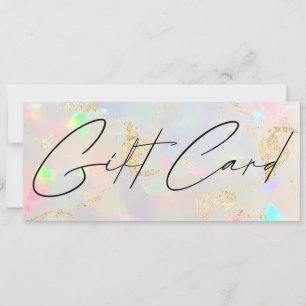 Carte certificat cadeau opal pierre