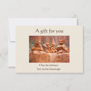 Carte Certificat cadeau Red Rock Canyon