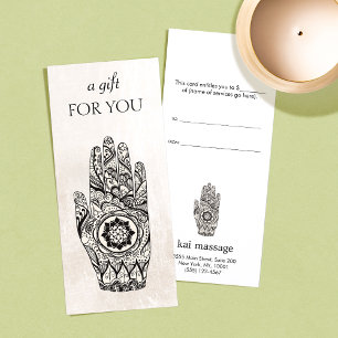 Carte Certificat cadeau Reiki Energy Healer