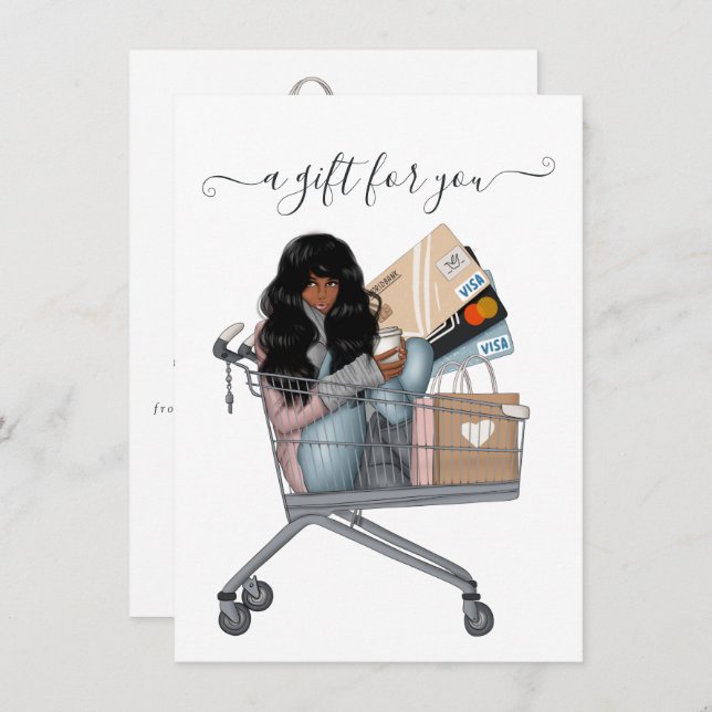 Carte Certificat cadeau Thanksgiving (Devant / Derrière)