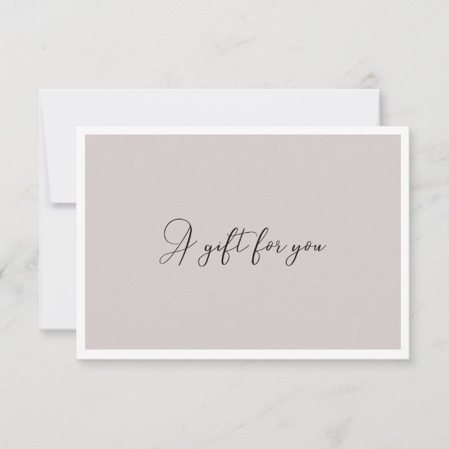 Carte CERTIFICAT D'ENTITÉ D'AFFAIRES| Gray moderne (Devant)