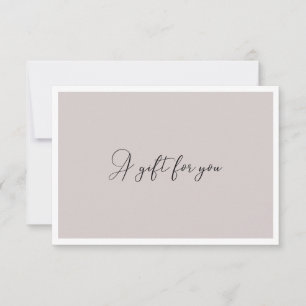 Carte CERTIFICAT D'ENTITÉ D'AFFAIRES  Gray moderne