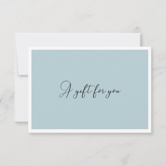 Carte CERTIFICAT D'ENTITÉ D'AFFAIRES| Moderne gris-bleu (Devant)