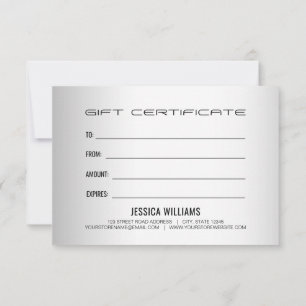 Carte Certificats de logo personnalisés d'Arrière - plan