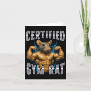Carte Certifié Gym Rat