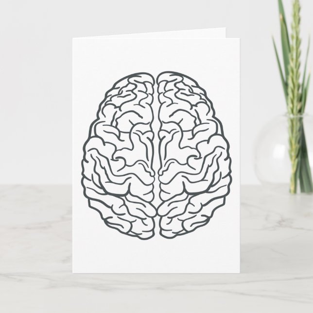Carte Cerveau humain (Devant)