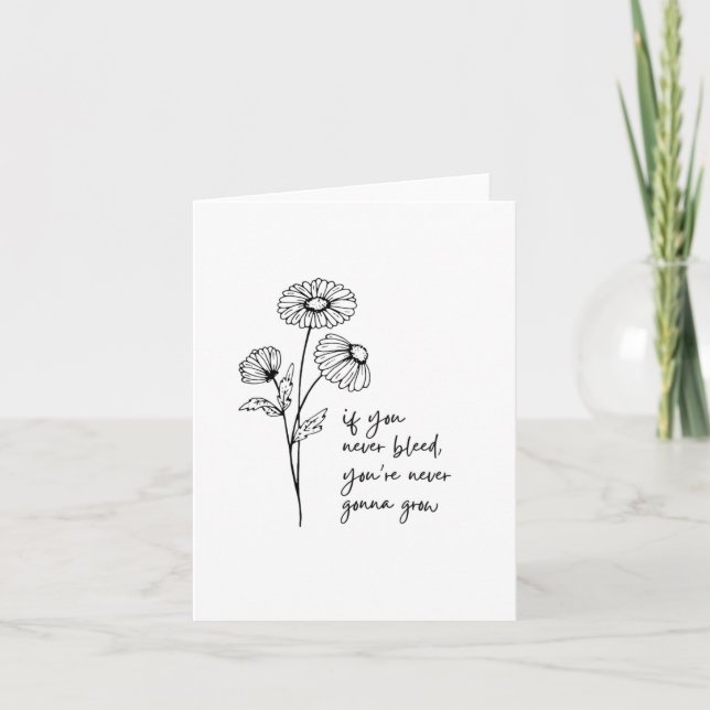 Carte C'est Alright maintenant (Devant)