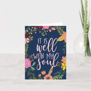 Carte C'Est Bien Avec Mon Âme, Mon Hymne, La Bible, Cita