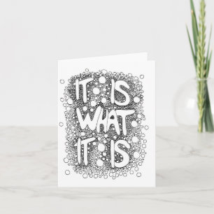 Carte C'est ce qu'il est, l'art Word, juste parce que la