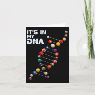 Carte C'est dans ma piscine Adn Joueurs Billard 8 Ll Lov