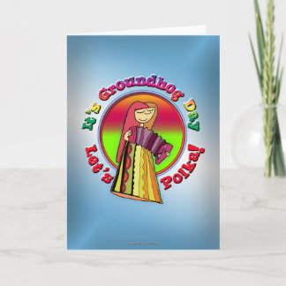 Carte C'est jour de Groundhog !