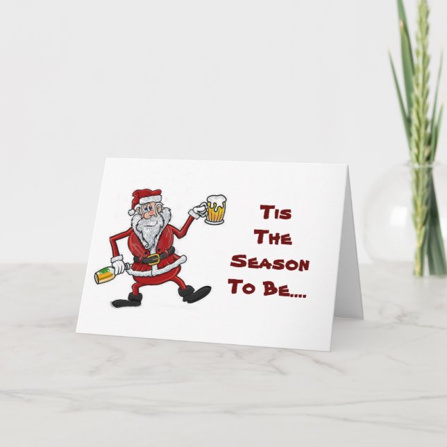 CARTE C'EST LA SAISON DE **FÊTE & FÊTE** NOËL (Devant)