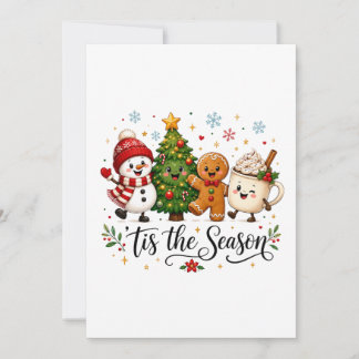 Carte C'est la saison de Noël