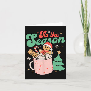 Carte C'Est La Saison Noël Chaud cacao Gingerbread Coo