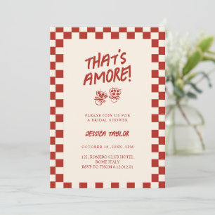 Carte C'est l'amour Mariage italien vintage Shower 