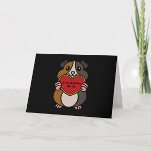 Carte C'est le Coeur de Coeur de Cochon de Guinée.   Coc