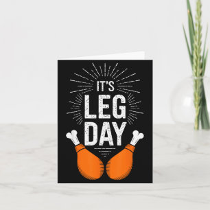 Carte C'est le jour des jambes T-shirt Adulte Enfants Ho