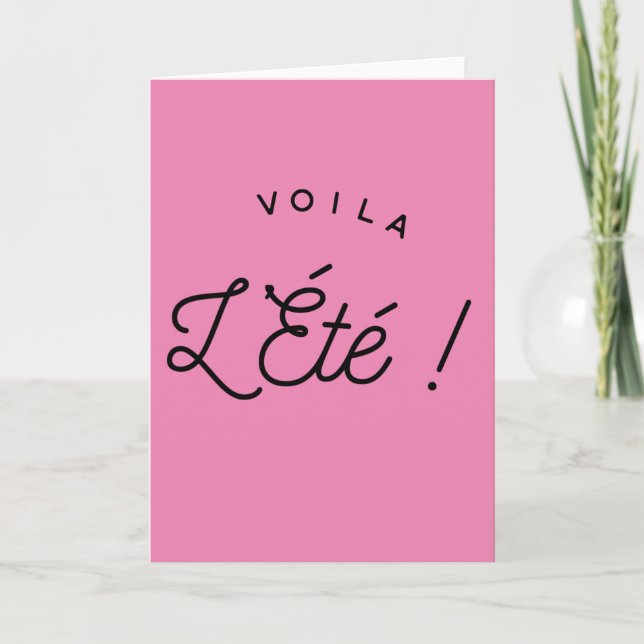 Carte c'est l'été (Devant)