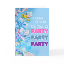 C'est l'heure de la fête (Jérémie 29:11) Anniversa