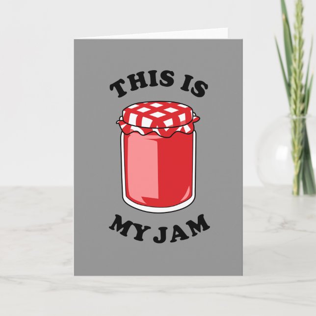 Carte C'est ma confiture (Devant)