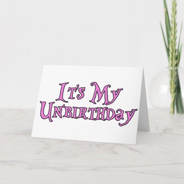 Carte C'est mon anniversaire (Devant)