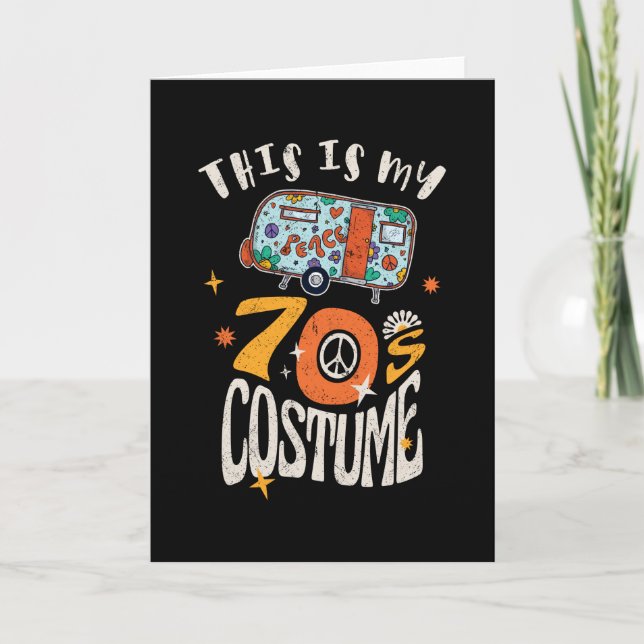 Carte C'est mon costume les années 70 (Devant)