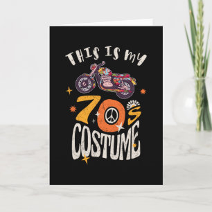 Carte C'est mon effet les années 70 Costume Grunge