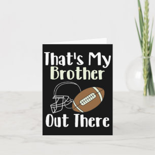 Carte C'est mon frère là-bas Football Famille Bigges