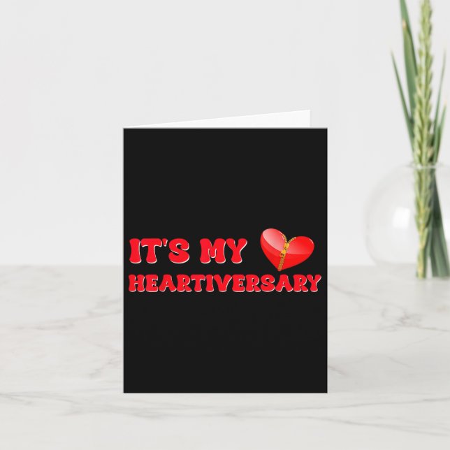 Carte C'est mon Heartiversary Maladies Cardiaques Tcd Se (Devant)