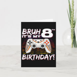 Carte C'est My 8th Birthday Video Game 8th Birthday Gami
