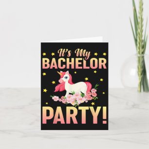 Carte C'est My Bachelor Party Mariage Groomsmen Funny Br