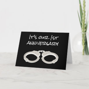 CARTE C'EST ***NOTRE 1ER ANNIVERSAIRE*** VOUS SOUHAITEZ 