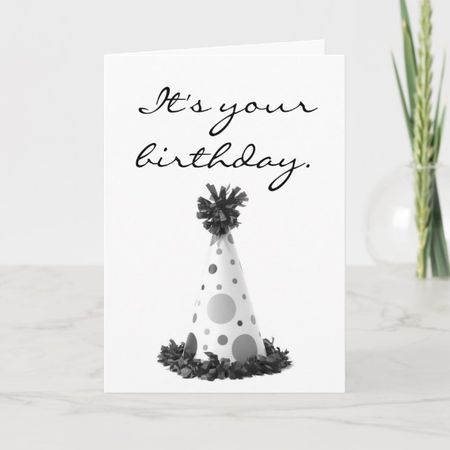 Carte C'est ton anniversaire. (Devant)
