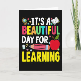 Carte C'EST UNE BELLE JOURNÉE POUR APPRENDRE 100 Jours d