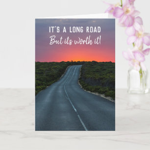 Carte C'est une longue route, mais ça vaut le coup d'all