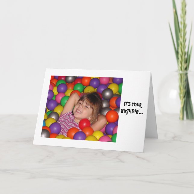 Carte C'est VOTRE ANNIVERSAIRE… (Devant)