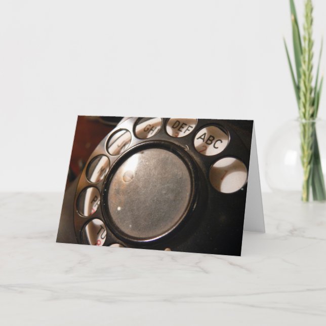 Carte "C'est votre opérateur parlant… " (Devant)