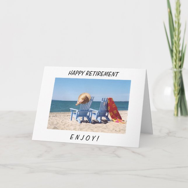 CARTE C'EST VOTRE TEMPS - RETRAITE - PROFITEZ (Devant)