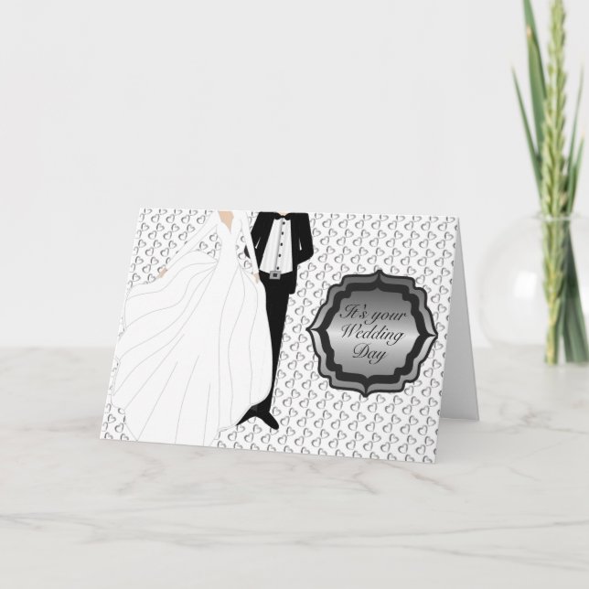 Carte C'est votre voeu de mariage - Argent (Devant)